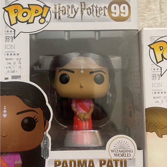Harry Potter Yule Ball Funko Pops, Padma Patil, Victor Krum and Cedric Diggory - Picture 6 of 7